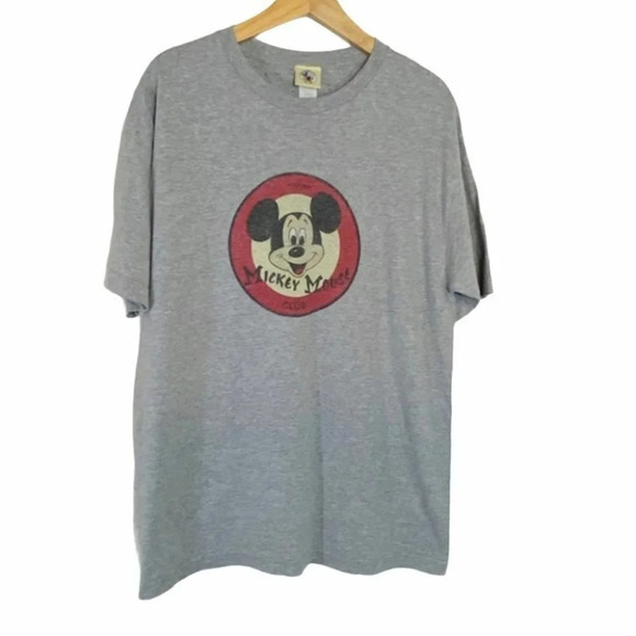 Vintage‎ Mickey Mouse Club L gray graphic T-shirt - Picture 1 of 5